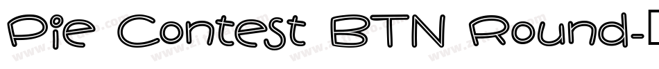 Pie Contest BTN Round字体转换